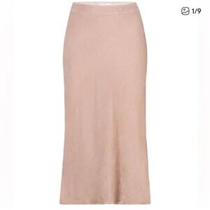 Velvet by Graham & Spencer Rosegold Blush Pink Skirt